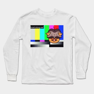 bowlcutpug.swf Long Sleeve T-Shirt